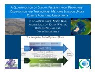 a quantification of climate feedback from permafrost degradation ...