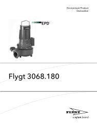 Flygt 3068.180 - The International EPDÂ® System