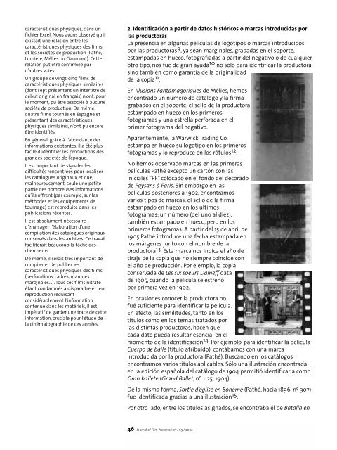 Journal of Film Preservation - FIAF