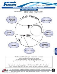 Water Supplies - Flow-Rite