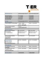 Rahmentermine Wintersemester 2010/11 Sommersemester 2010 ...