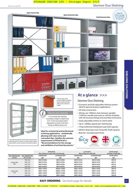 Storage Depot 2015 from Storage Design Ltd