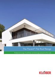 Flavent Flat Roofing Product Guide - Klober