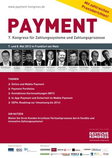 7. Kongress für Zahlungssysteme und Zahlungsprozesse - PAYMENT