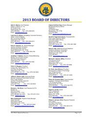 2013 BOARD OF DIRECTORS - Williamsport/Lycoming Chamber of ...