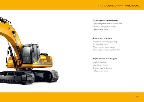 JS360 TRACKED EXCAVATOR - JCB