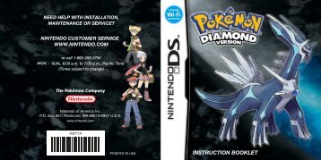 INSTRUCTION BOOKLET - Nintendo