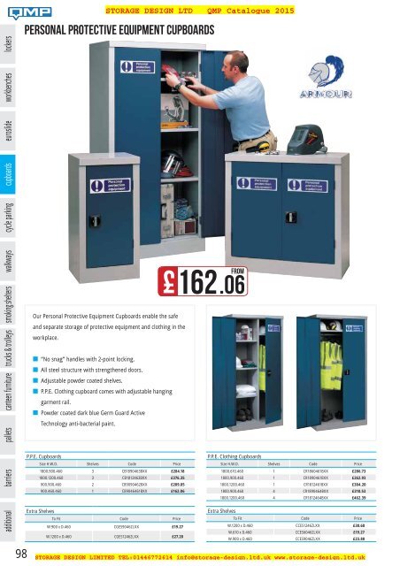 QMP Industrial Equipment Catalogue 2015 from Storage Design Limited