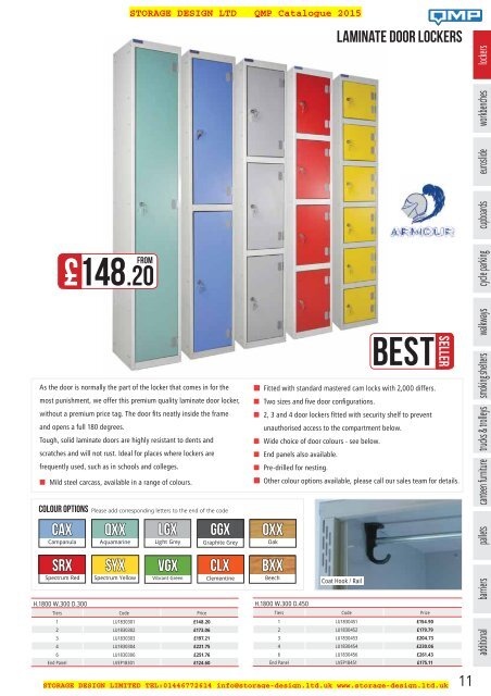 QMP Industrial Equipment Catalogue 2015 from Storage Design Limited