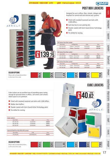 QMP Industrial Equipment Catalogue 2015 from Storage Design Limited