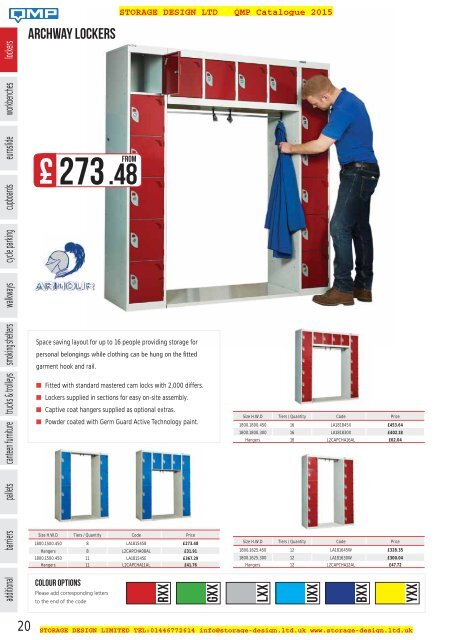QMP Industrial Equipment Catalogue 2015 from Storage Design Limited