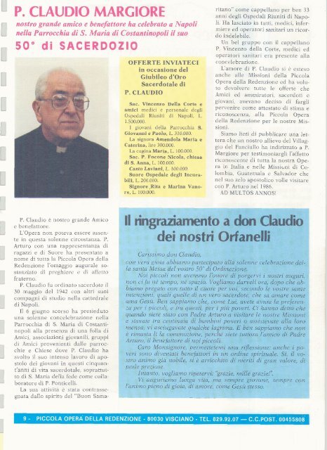 1992 - 05 - Ex Allievi di Padre Arturo D'Onofrio