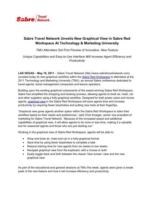Sabre Travel Network Besttravelsorg