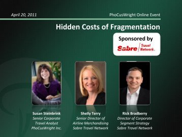 review the presentation - Sabre Travel Network