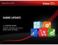 Sabre Red Workspace - Sabre Travel Network