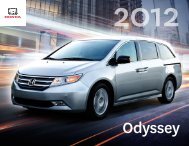 Odyssey PDF Brochure - Honda Canada