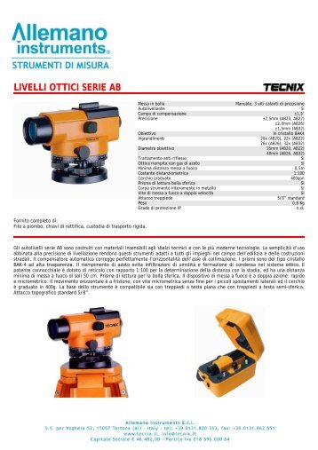 LIVELLO LASER FL-300-A - Instrumetrix