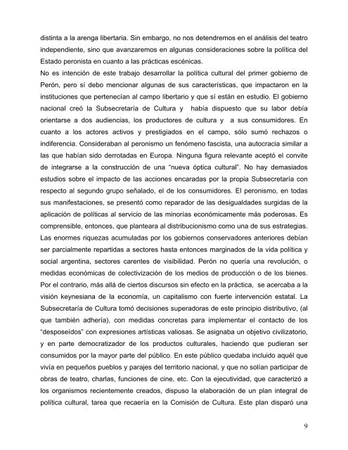 Hibridaciones polÃ­ticas. El caso de una dramaturgia libertaria