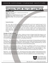 Virginia Woolf: Her Life and Work