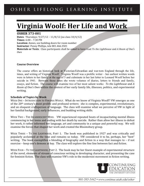 Virginia Woolf: A Brief Guide To The Writer's Life & Work