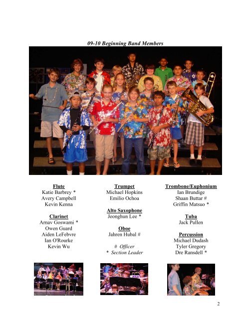 Concert and Awards Program - Cary Academy