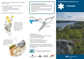 Folder om Uvbergets Naturreservat - Enköping