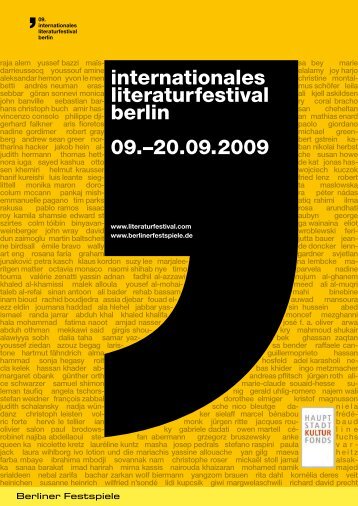 Programm ilb 09 - Berliner Festspiele