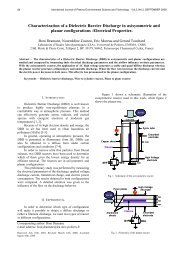 Characterization of a Dielectric Barrier Discharge in axisymmetric ...