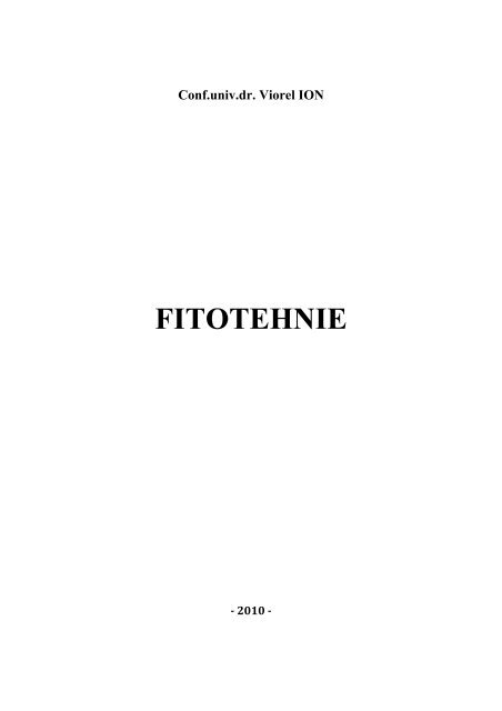 FITOTEHNIE