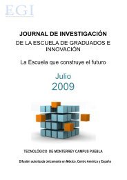 ESCUELA DE GRADUADOS E INNOVACION - Puebla