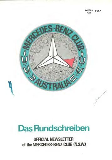 Das Rundschreiben - Mercedes-Benz Club (NSW)