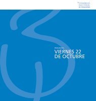 Programa Viernes 22 de octubre - Sociedad EspaÃ±ola de PsiquiatrÃ­a