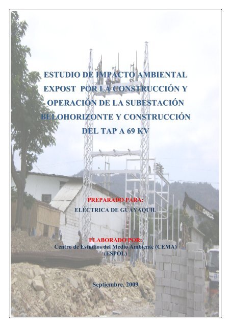 ESTUDIO DE IMPACTO AMBIENTAL EXPOST POR LA ... - CONELEC