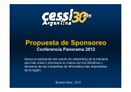 Propuesta de Sponsoreo - Cessi