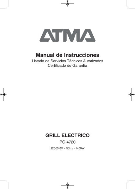Manual de Instrucciones - Atma