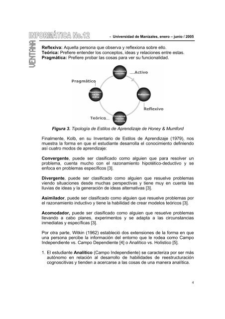 Los Estilos Cognitivos y el Aprendizaje Maquinal en el DiseÃ±o de ...