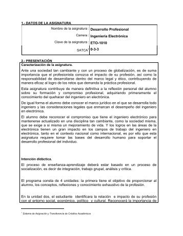 Desarrollo Profesional - Instituto TecnolÃ³gico de Aguascalientes