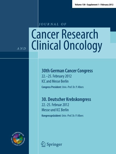 30th German Cancer Congress - February 2012, Berlin