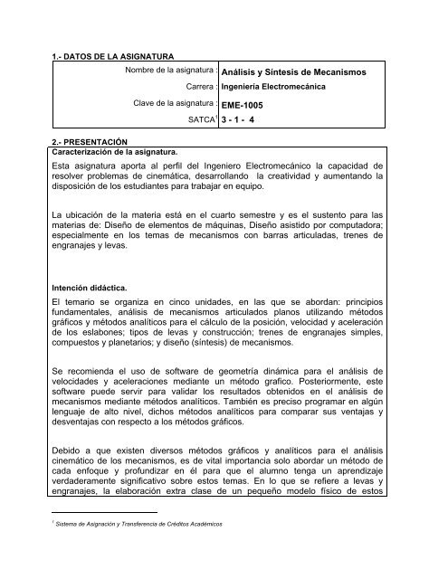 Software para diseño de levas
