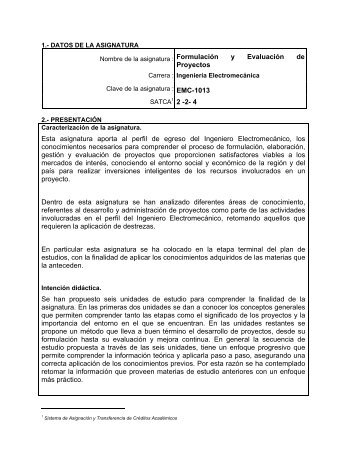 EMC-1013 - Instituto TecnolÃ³gico Superior de Xalapa