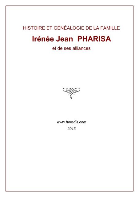 IrÃ©nÃ©e Jean PHARISA - pharisa.ch