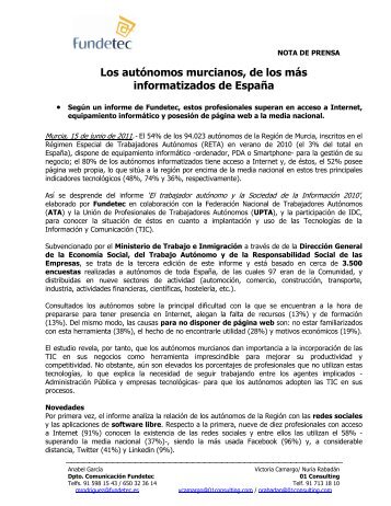 ndp informe autonomos murcia 15-06-11.pdf - Fundetec