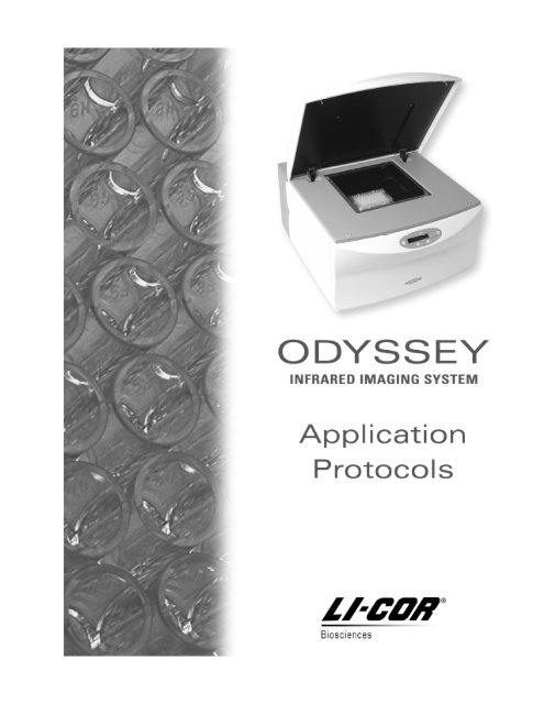 Odyssey Application Protocols Manual - LI-COR Bio Technical ...