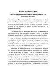 Asamblea General Plenaria (AGP) TÃ³pico A: Efectos de la ...