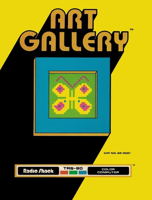 Art Gallery (Tandy).pdf - TRS-80 Color Computer Archive