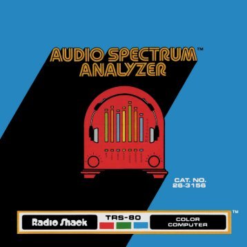 Audio Spectrum Analyzer (Tandy).pdf - TRS-80 Color Computer ...