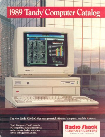 RSC-20 Computer Catalog (1989)(Radio Shack) - TRS-80 Color ...