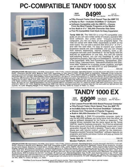 Tandy - TRS-80 Color Computer Archive