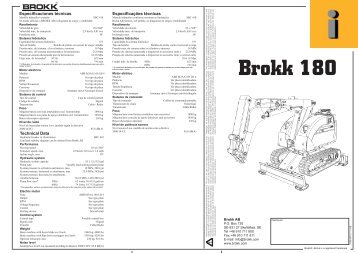 EspecificaÃ§Ãµes tÃ©cnicas BROKK 180 - Anzeve