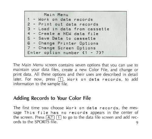 Color File II (Tandy).pdf - TRS-80 Color Computer Archive